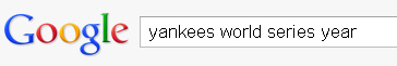 Using placement of words in a search engine.